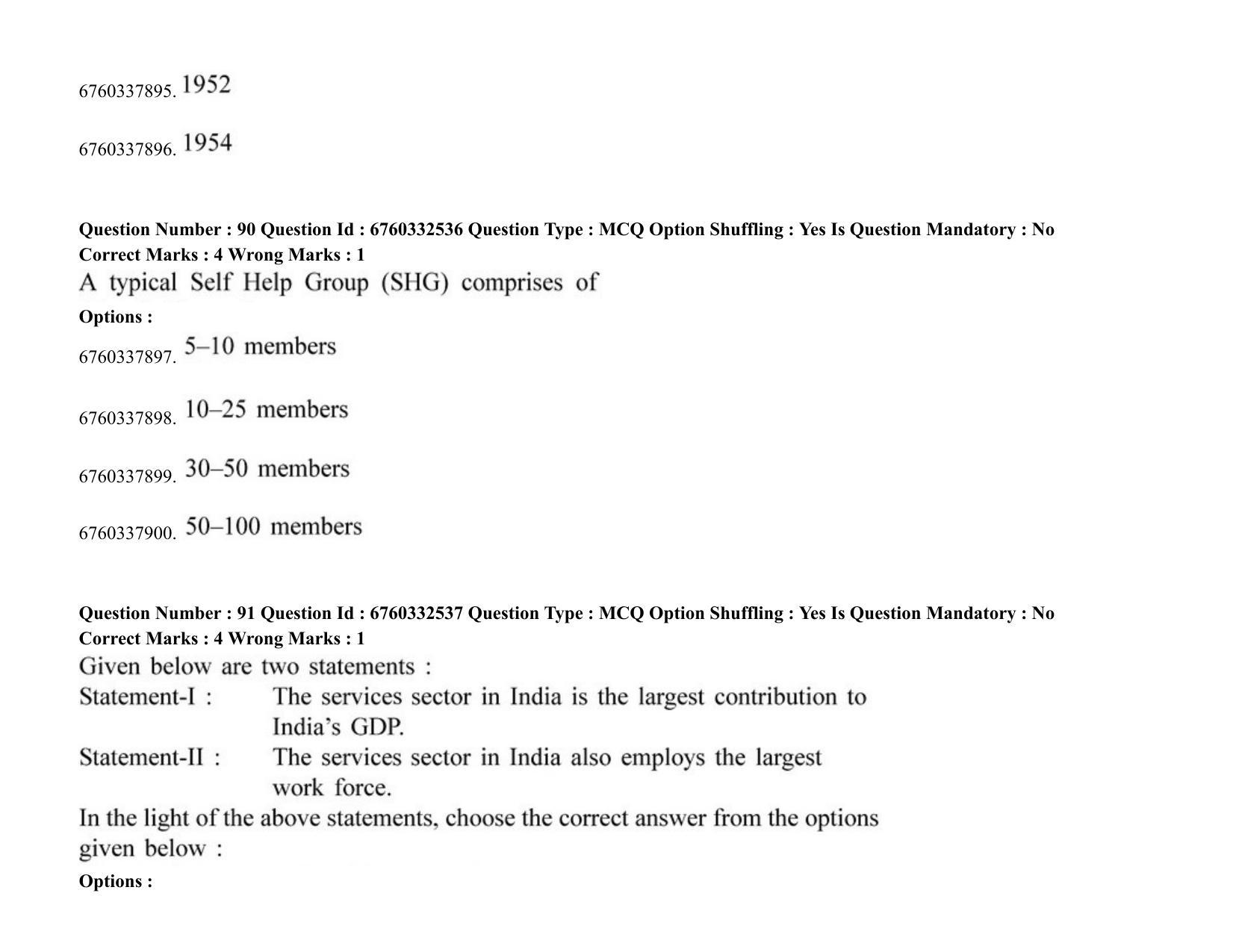 JEE Mains 2021: B PLANNING AND B ARCH (Shift 2) 05-08-2021 Question Paper - Page 76