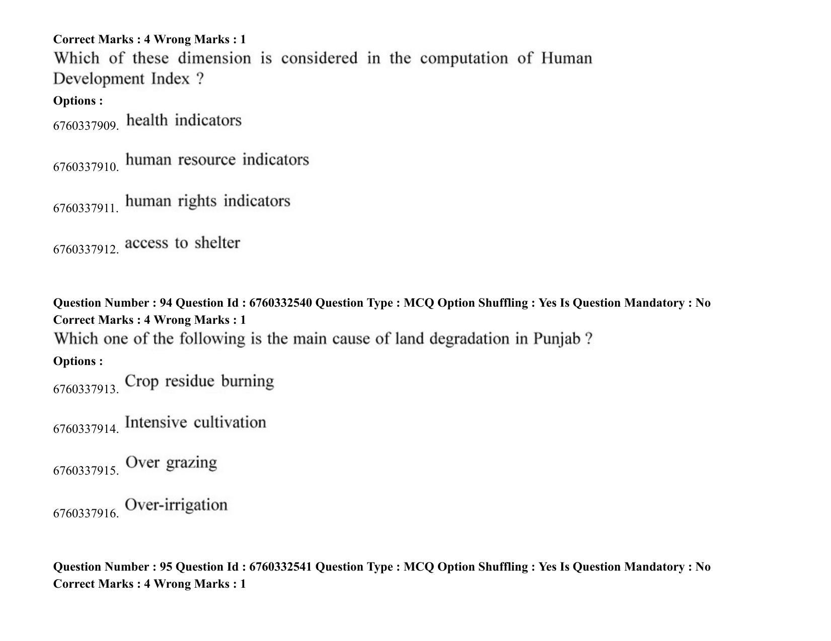 JEE Mains 2021: B PLANNING AND B ARCH (Shift 2) 05-08-2021 Question Paper - Page 78