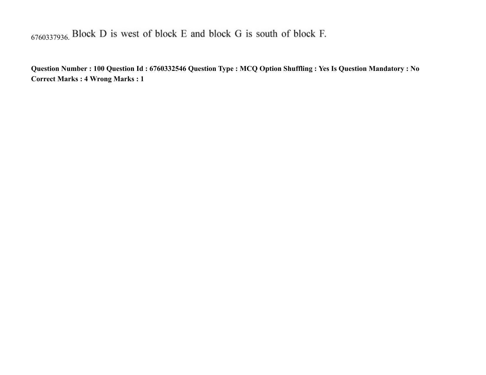 JEE Mains 2021: B PLANNING AND B ARCH (Shift 2) 05-08-2021 Question Paper - Page 84