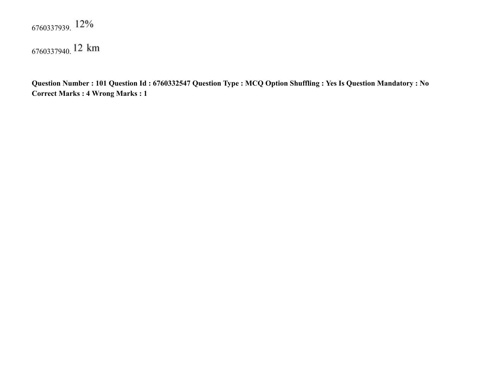 JEE Mains 2021: B PLANNING AND B ARCH (Shift 2) 05-08-2021 Question Paper - Page 86