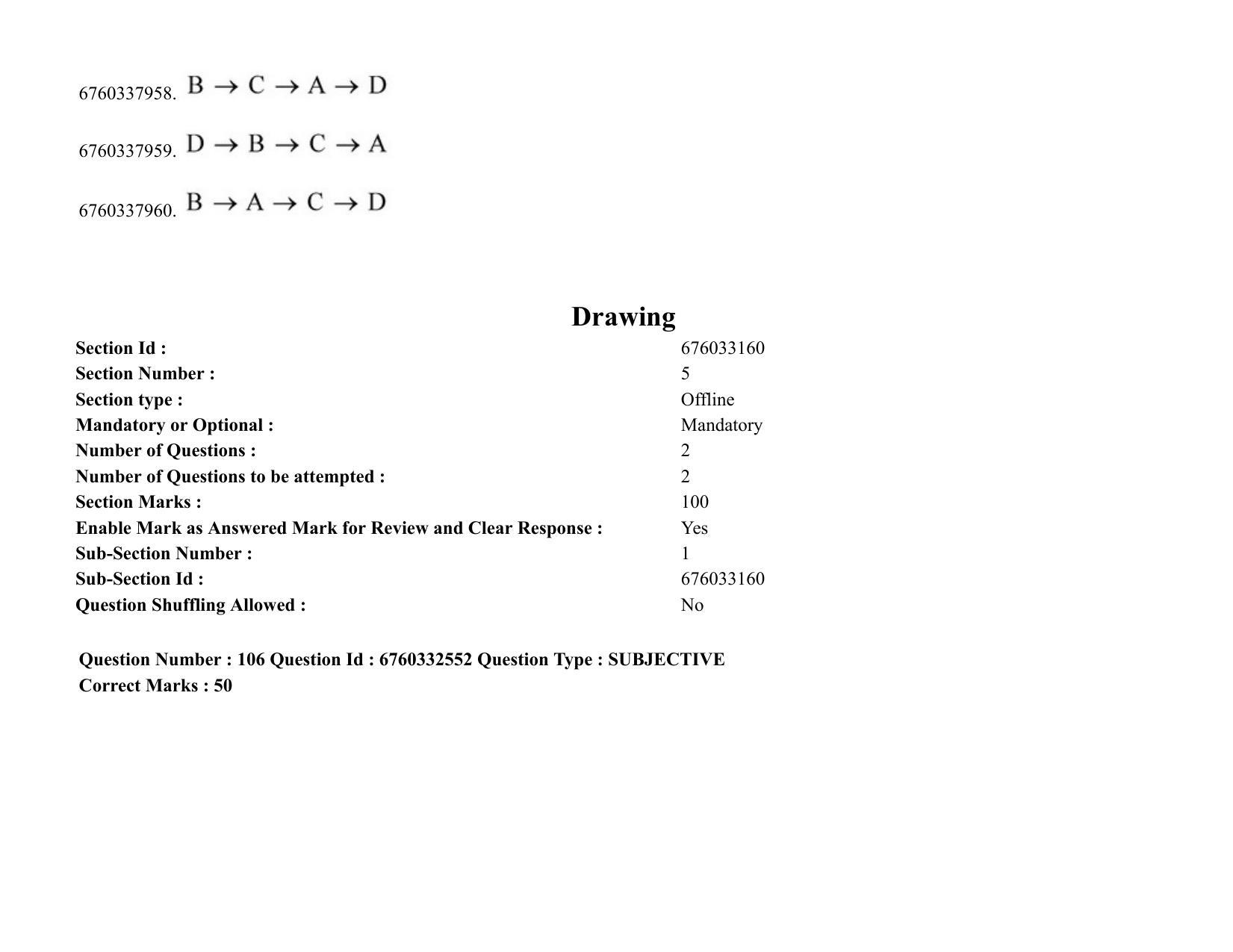 JEE Mains 2021: B PLANNING AND B ARCH (Shift 2) 05-08-2021 Question Paper - Page 91