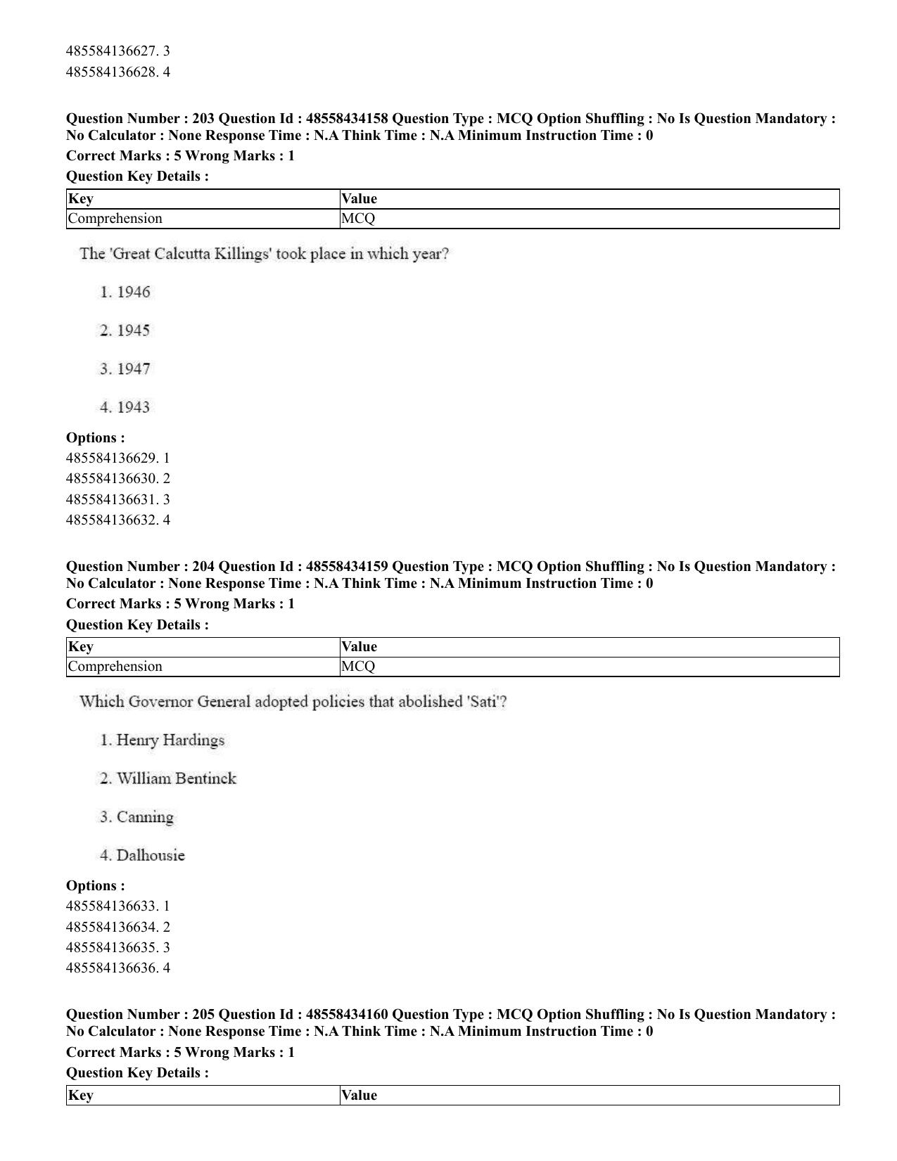 CUET 2023 English Marathi Shift 3 Question Paper - 18 June 2023 - Page 198