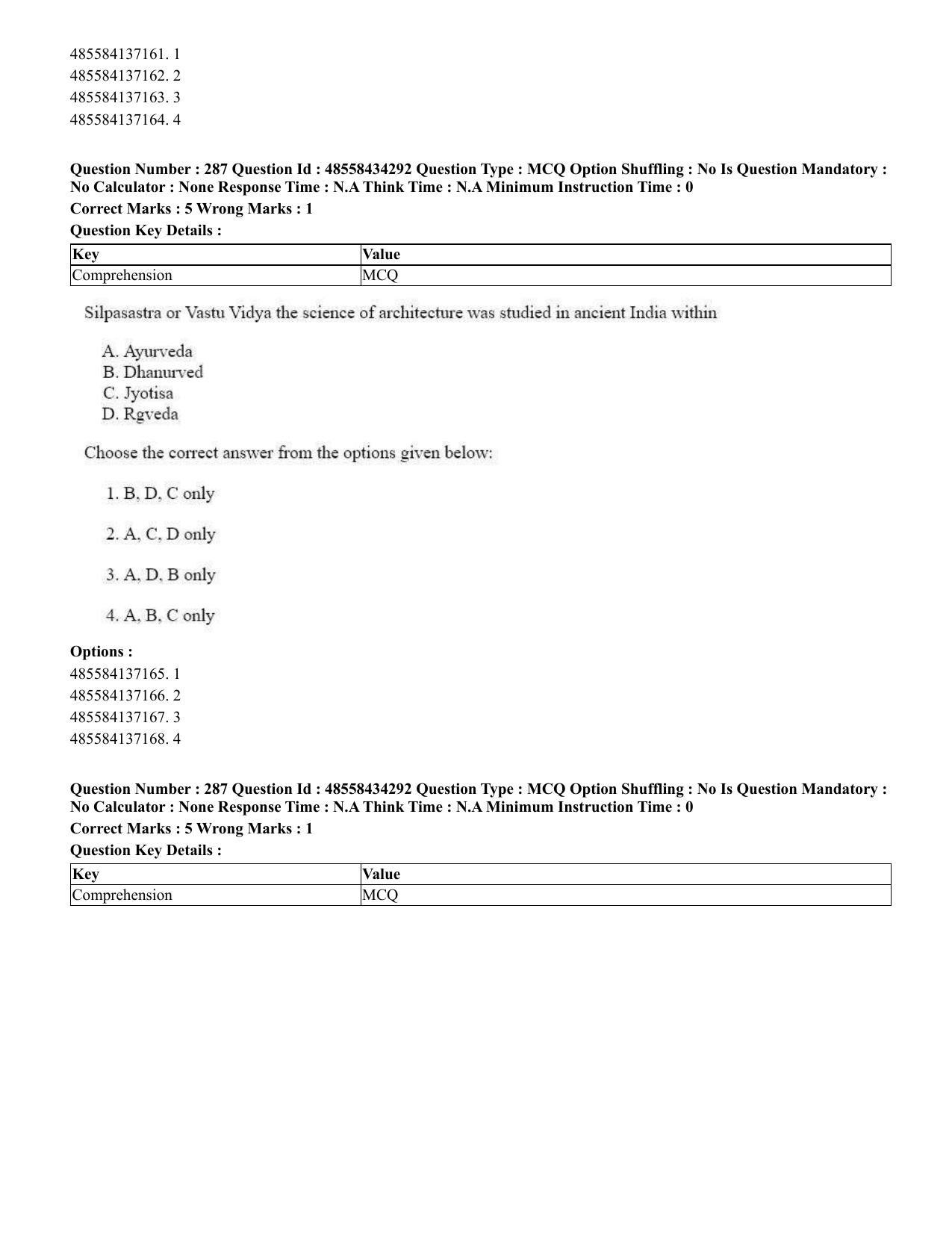 CUET 2023 English Marathi Shift 3 Question Paper - 18 June 2023 - Page 262