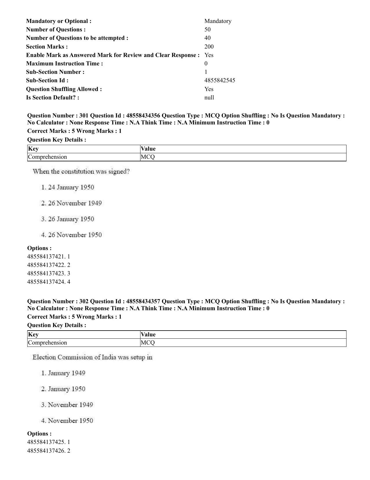 CUET 2023 English Marathi Shift 3 Question Paper - 18 June 2023 - Page 287