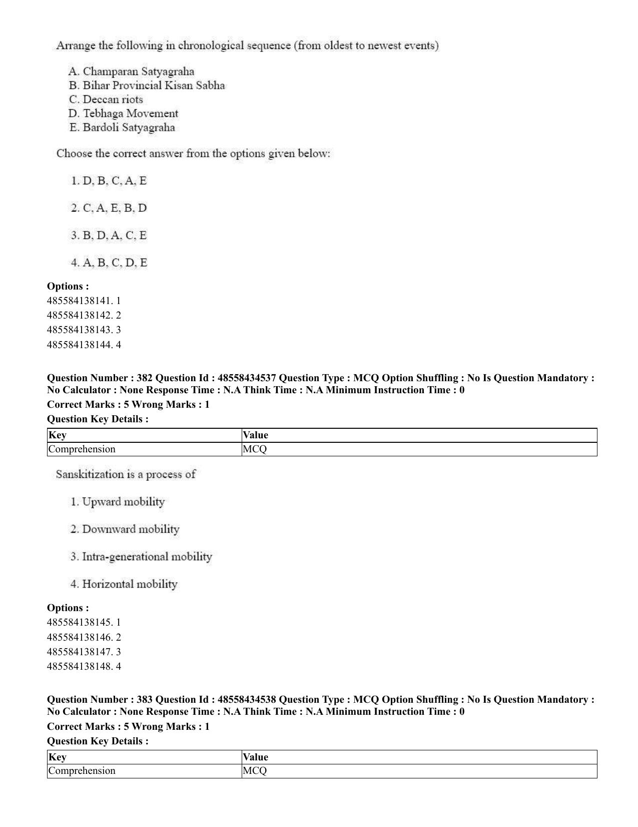 CUET 2023 English Marathi Shift 3 Question Paper - 18 June 2023 - Page 332