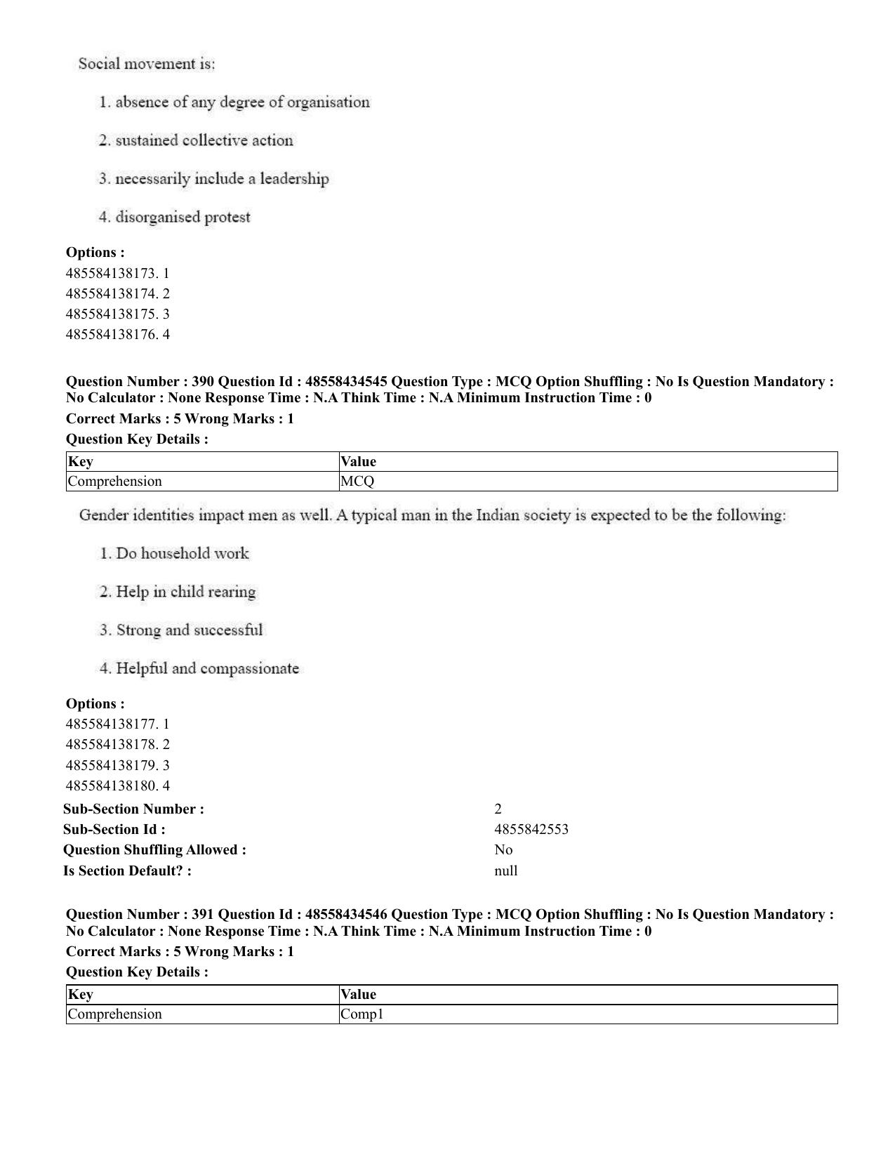 CUET 2023 English Marathi Shift 3 Question Paper - 18 June 2023 - Page 336