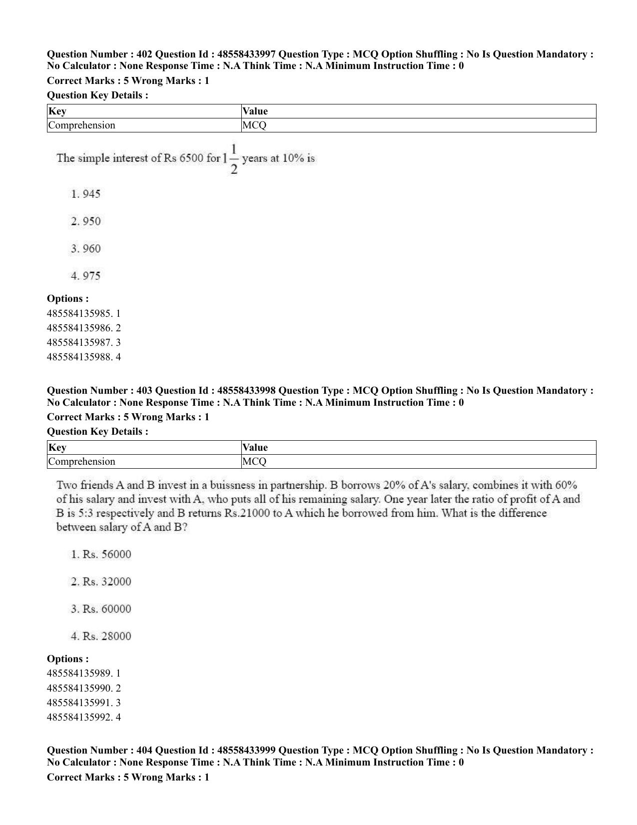 CUET 2023 English Marathi Shift 3 Question Paper - 18 June 2023 - Page 345