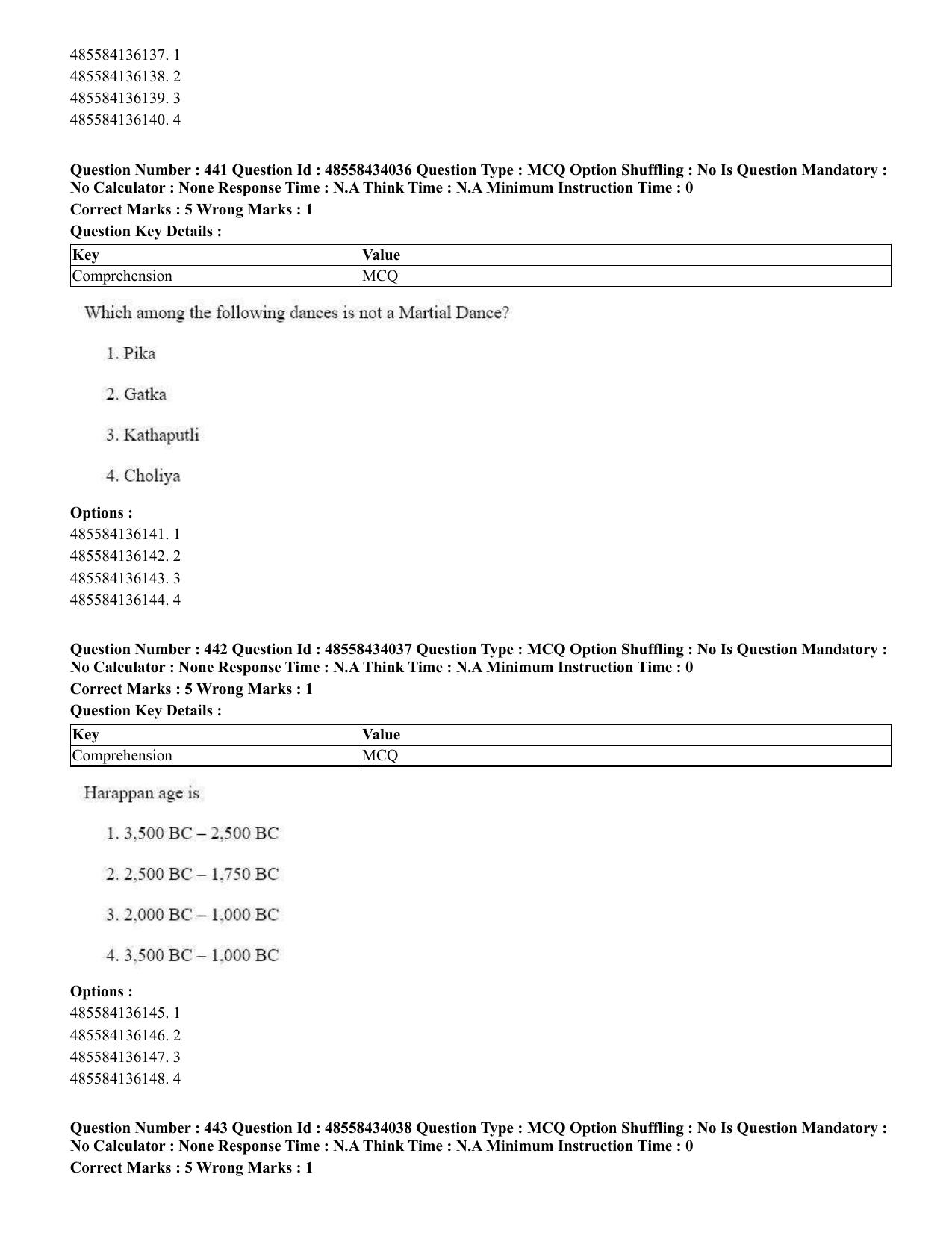 CUET 2023 English Marathi Shift 3 Question Paper - 18 June 2023 - Page 367