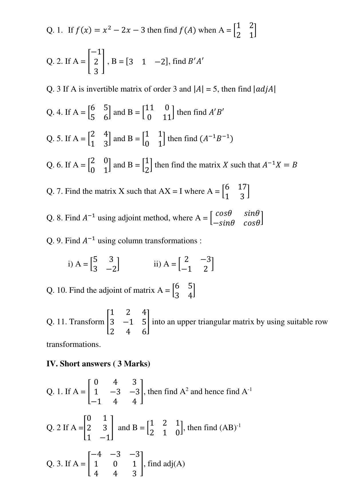 Maharashtra Board Class 12 Mathematics and statistics Sample Papers - Page 9