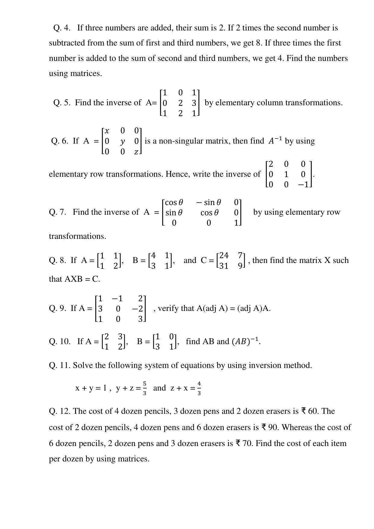 Maharashtra Board Class 12 Mathematics and statistics Sample Papers - Page 11
