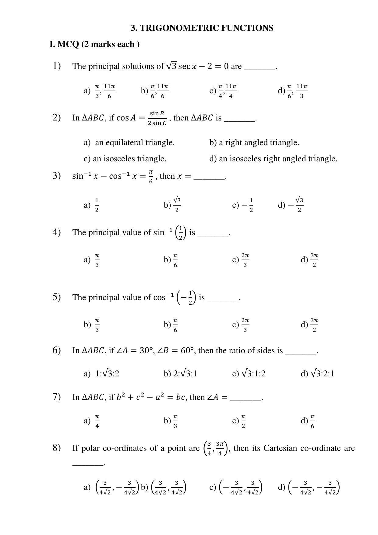 Maharashtra Board Class 12 Mathematics and statistics Sample Papers - Page 12