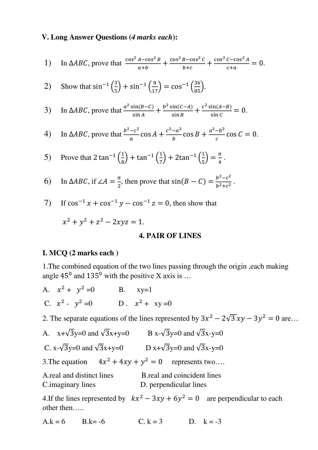 Maharashtra Board Class 12 Mathematics and statistics Sample Papers - Page 15