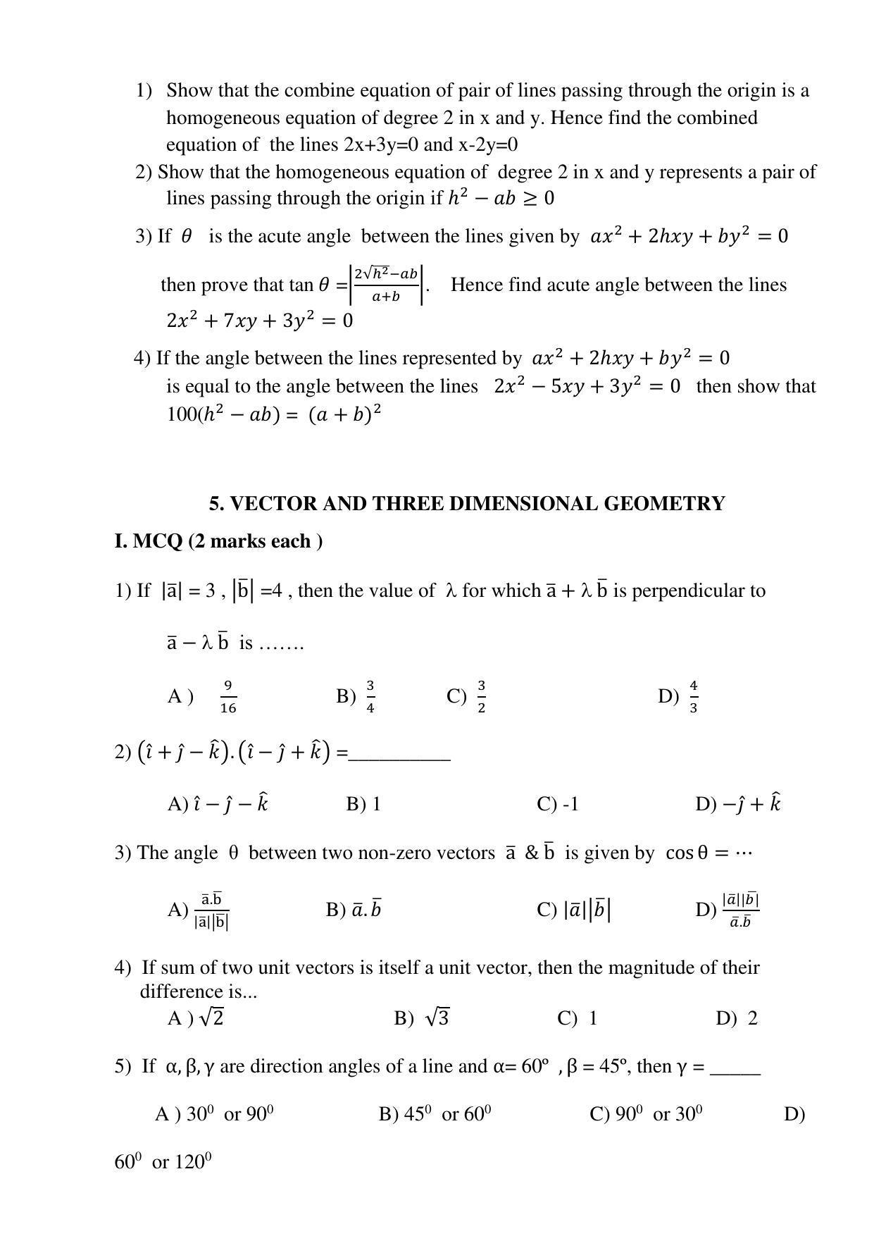 Maharashtra Board Class 12 Mathematics and statistics Sample Papers - Page 17