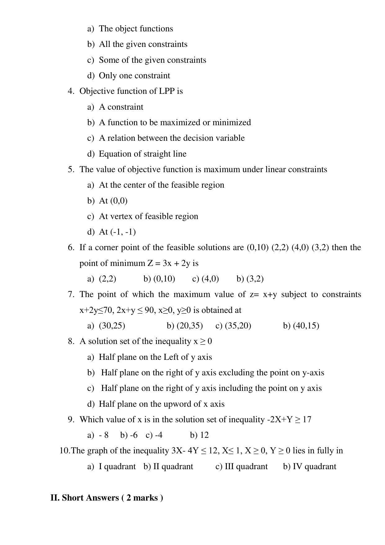 Maharashtra Board Class 12 Mathematics and statistics Sample Papers - Page 25