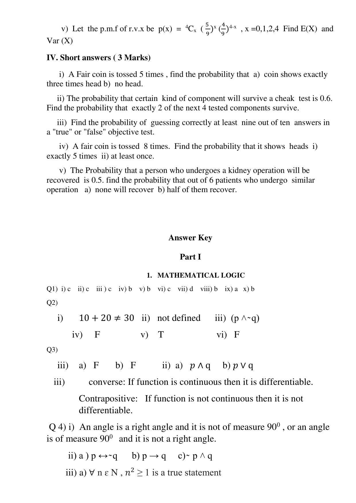 Maharashtra Board Class 12 Mathematics and statistics Sample Papers - Page 57