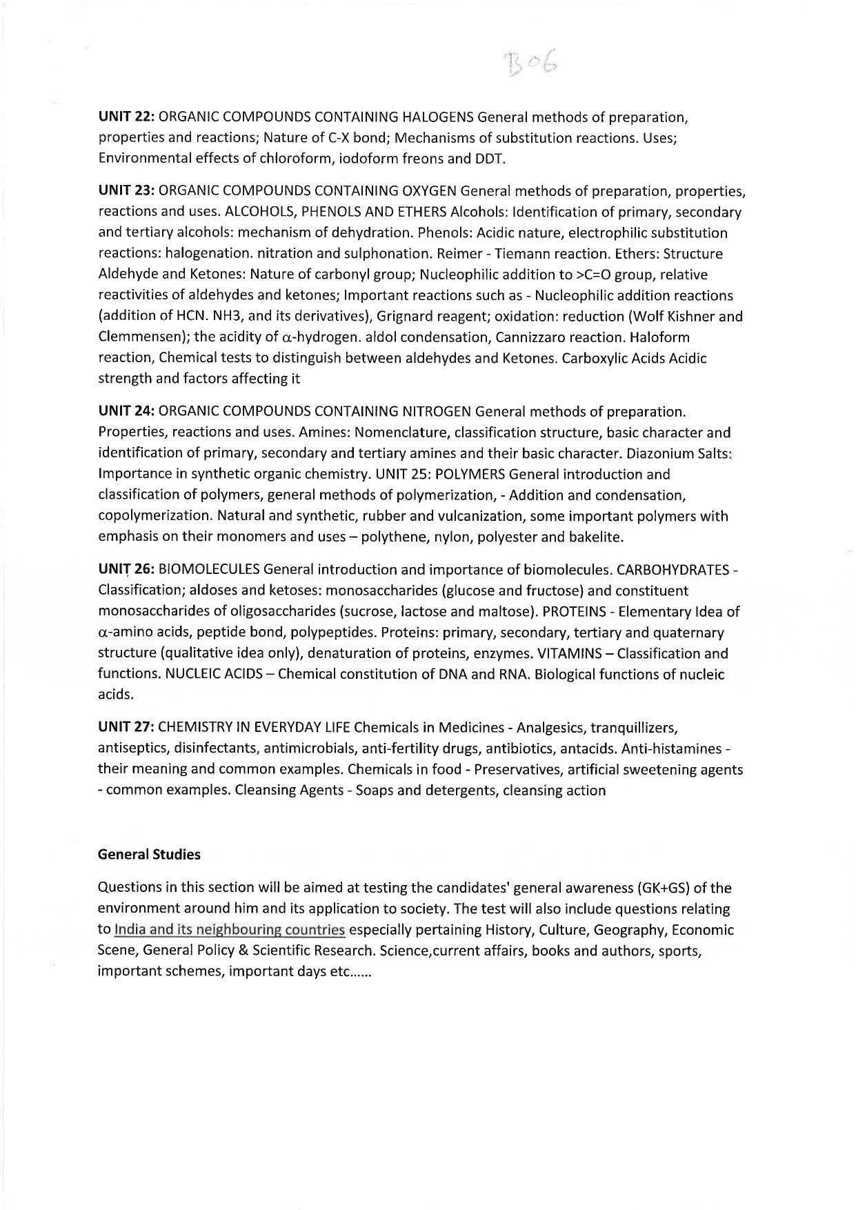 JMI Entrance Exam B06-B.Voc (Solar Energy) (Self-financed) Syllabus - Page 9