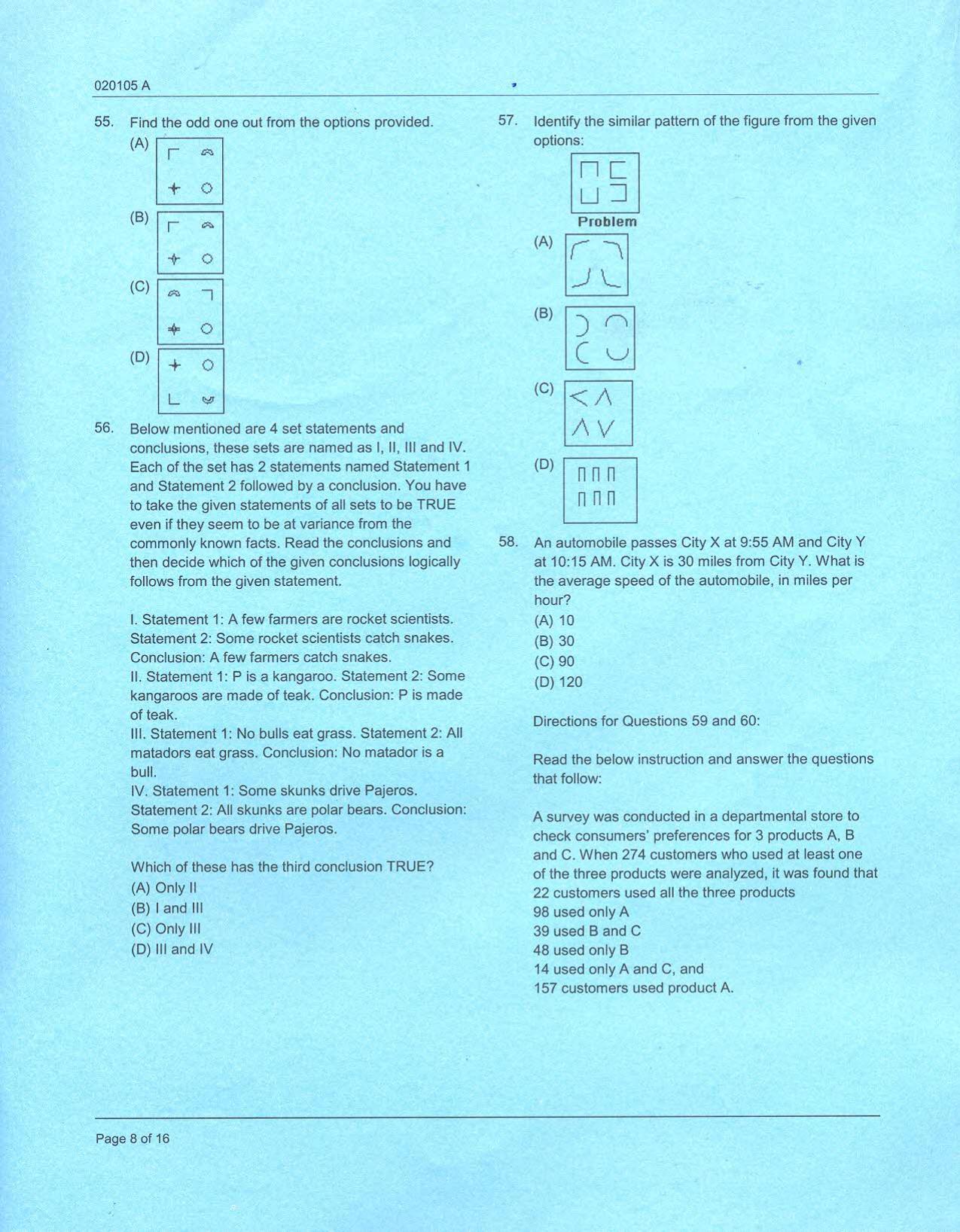  JKBOPEE B.Ed 2014 (A Series) Question Paper - Page 8