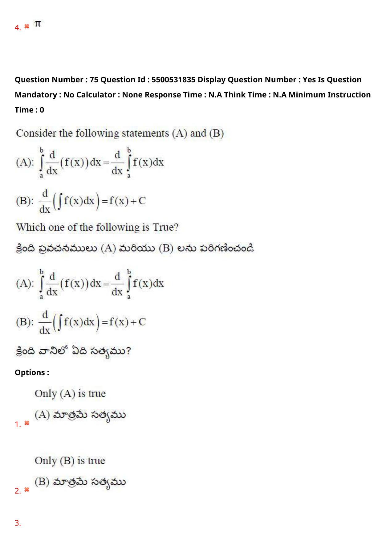AP EAPCET 2023 - 19 May 2023 Forenoon - Master Engineering Question Paper With Preliminary Keys - Page 61