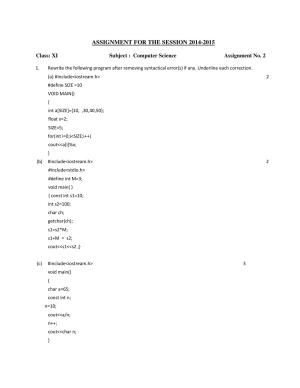 CBSE Worksheets for Class 11 Computer Science Assignment 3