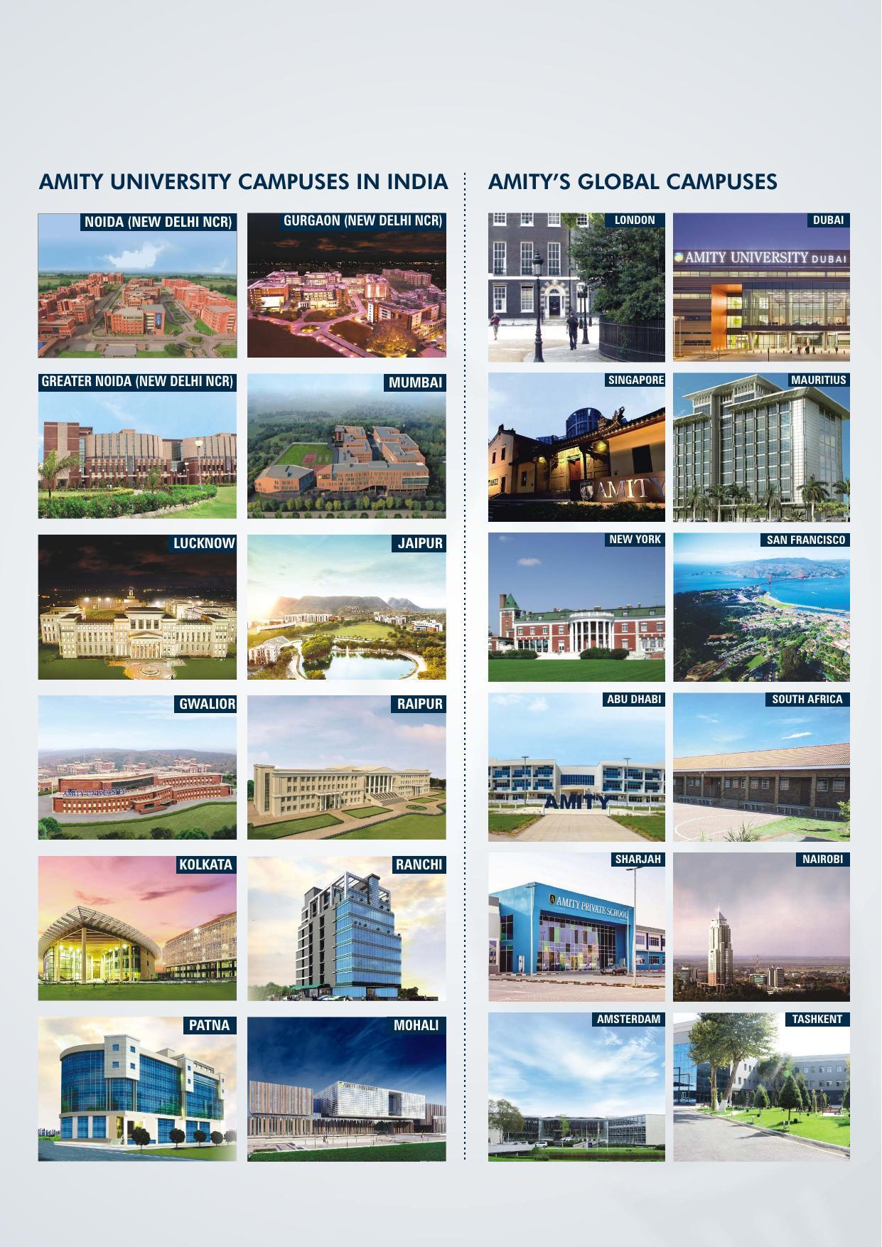 Amity University,Noida Admission Prospectus 2022 - Page 2