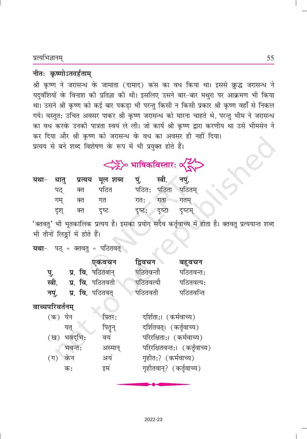 NCERT Book for Class 9 Sanskrit Shemushi Chapter 7 प्रत्यभिज्ञानम् - Page 11