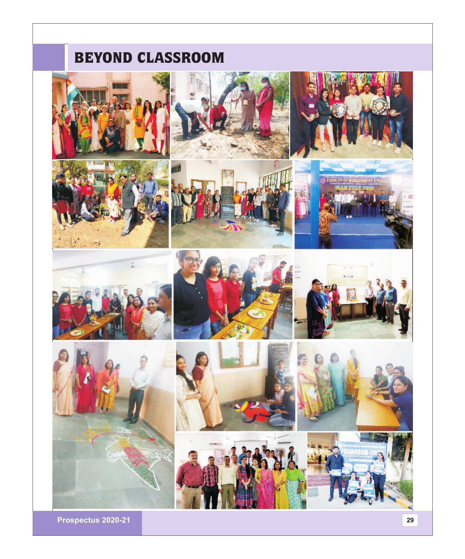 Rajasthan Vidyapeeth University, Udaipur MANAGEMENT STUDIES Prospectus 2020-21 - Page 29