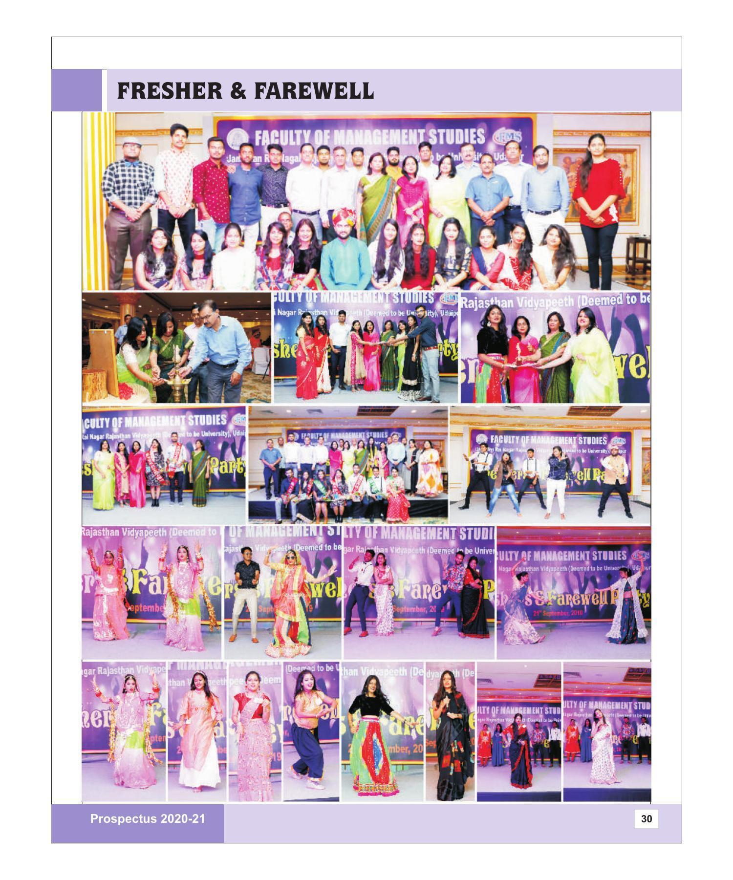 Rajasthan Vidyapeeth University, Udaipur MANAGEMENT STUDIES Prospectus 2020-21 - Page 30