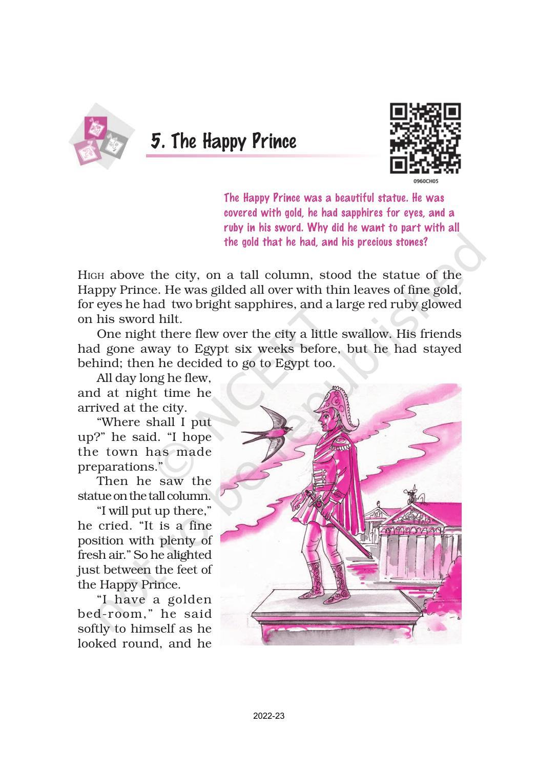 NCERT Book for Class 9 English Moment Chapter 5 The Happy Prince - Page 1