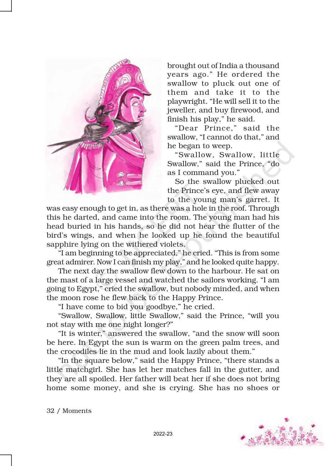NCERT Book for Class 9 English Moment Chapter 5 The Happy Prince - Page 5