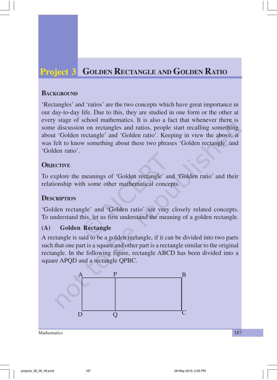 NCERT Laboratory Manuals for Class IX Mathematics - Projects - Page 8