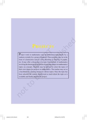 NCERT Laboratory Manuals for Class IX Mathematics - Projects