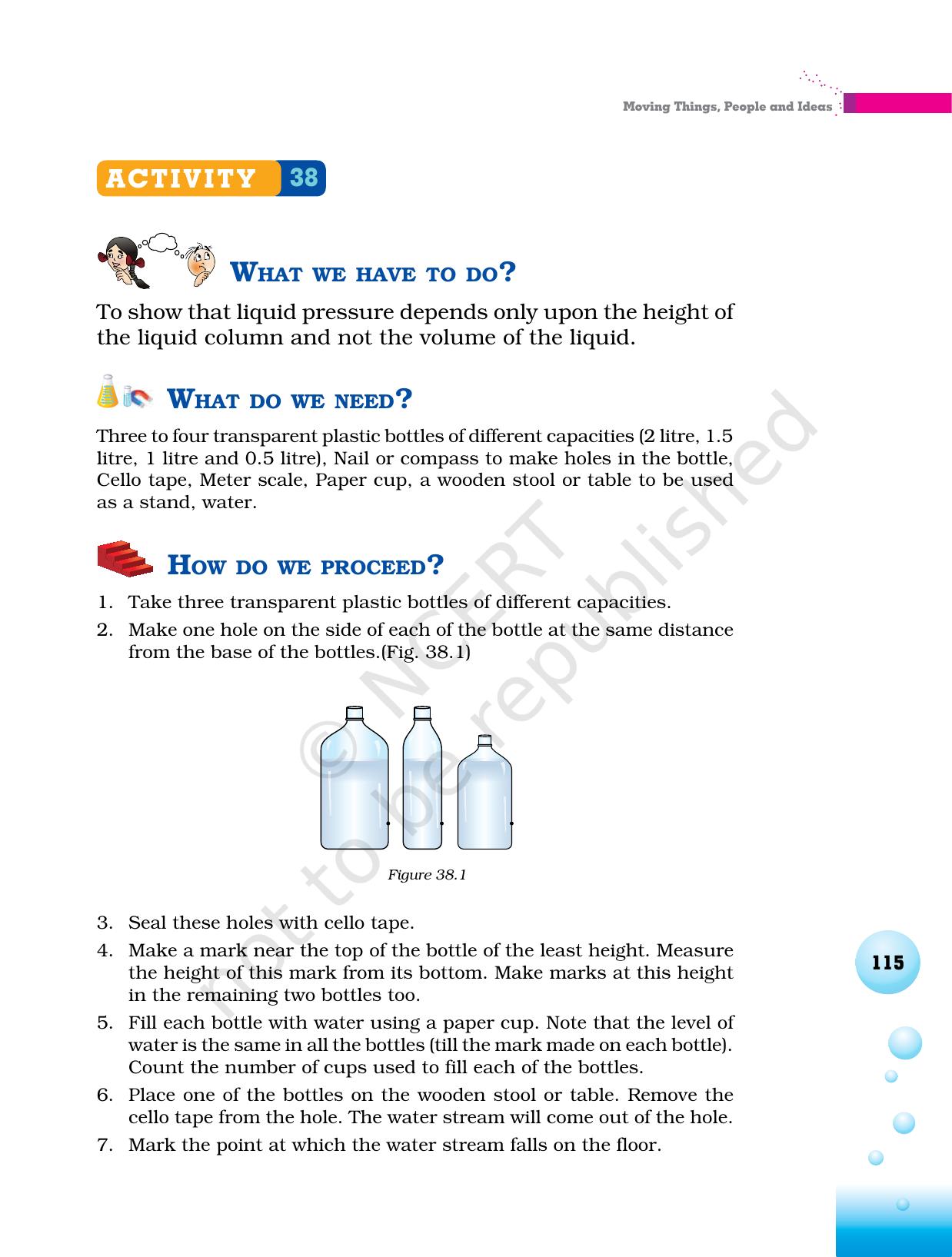 NCERT Laboratory Manuals for Class VI to VIII Science - Theme 4 Moving things, people and ideas - Page 11