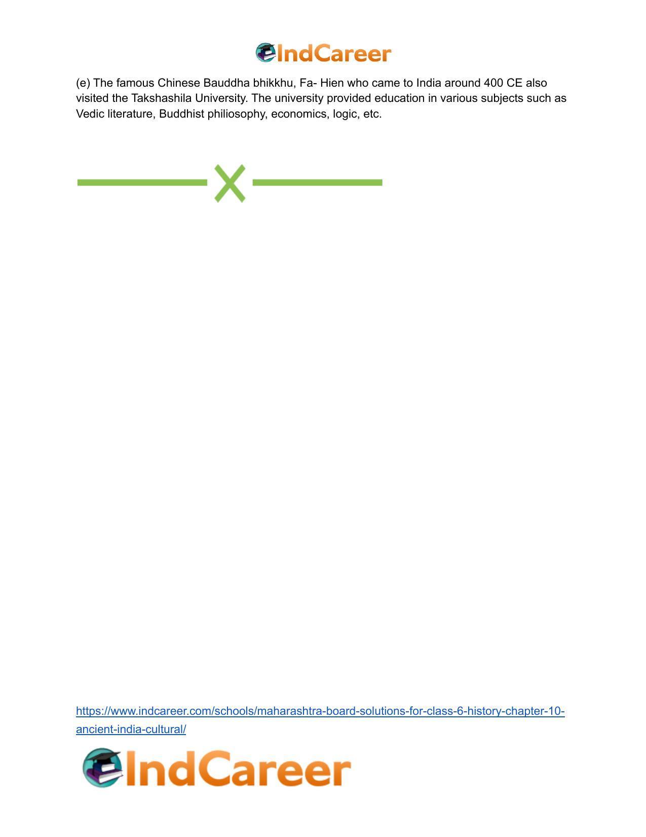 Maharashtra Board Solutions for Class 6- History: Chapter 10- Ancient India: Cultural - Page 23