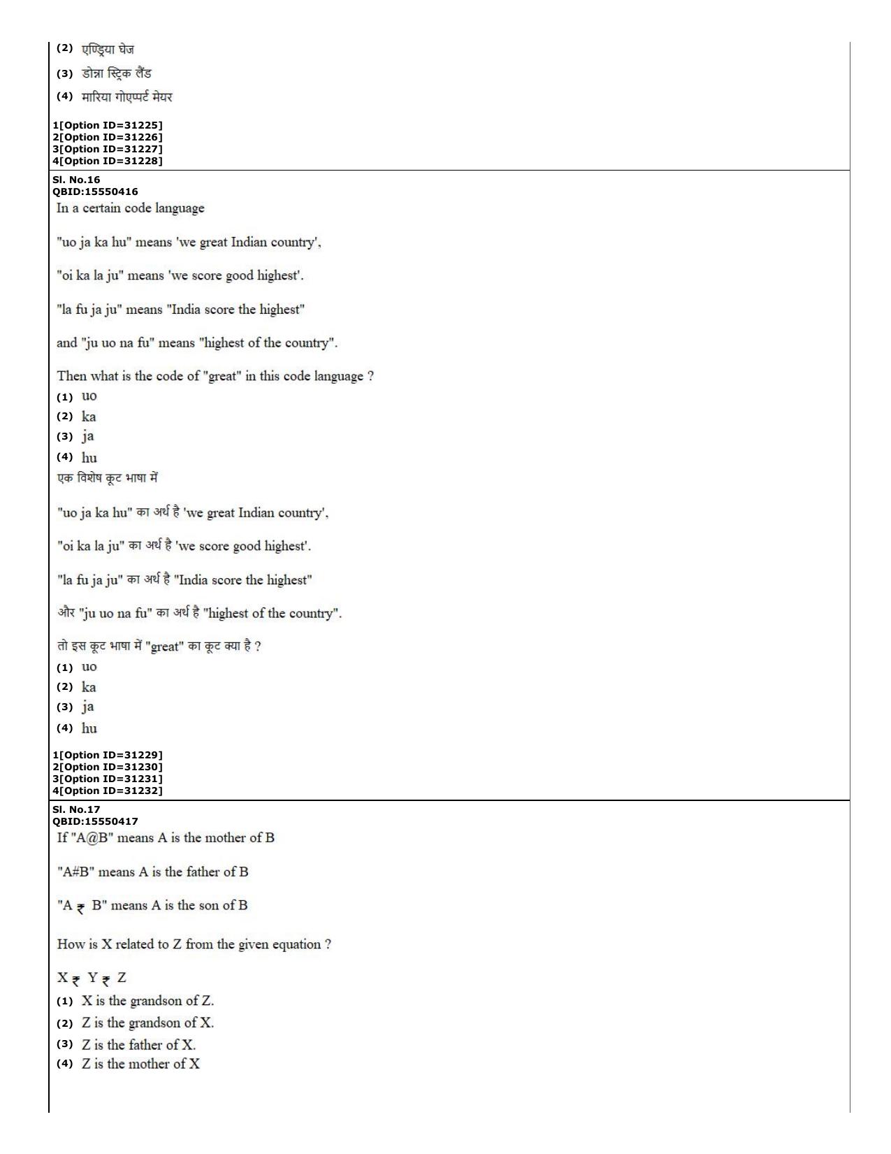 CUET (PG) 2022: PGQP-74 B.Ed Languages (10-09-2022) Question Paper - Page 6