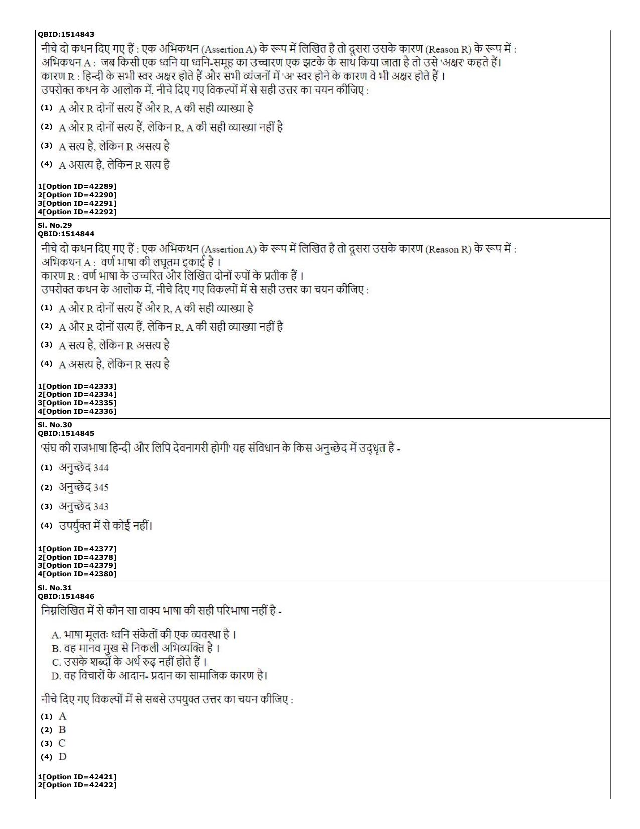 CUET (PG) 2022: PGQP-74 B.Ed Languages (10-09-2022) Question Paper - Page 11