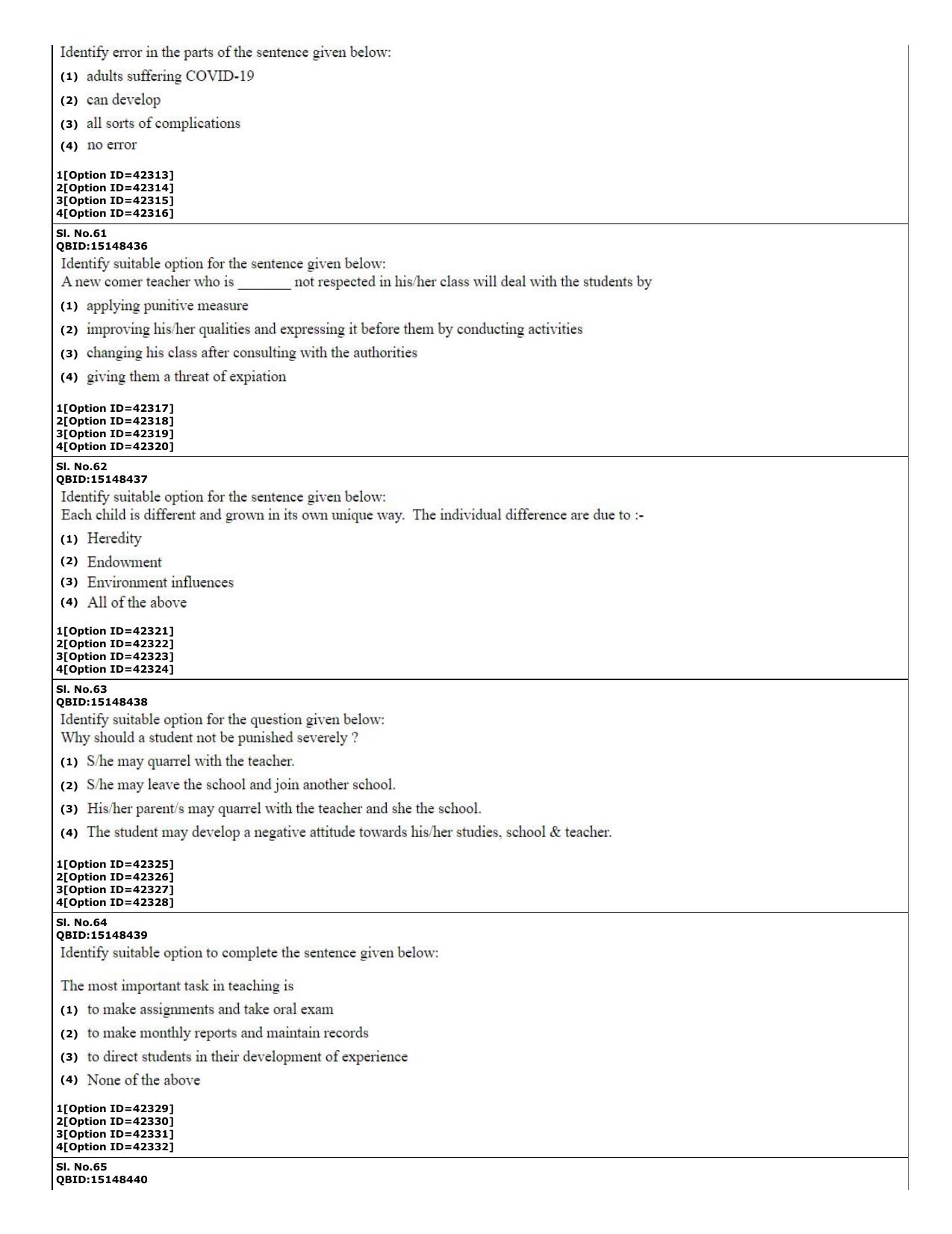CUET (PG) 2022: PGQP-74 B.Ed Languages (10-09-2022) Question Paper - Page 19