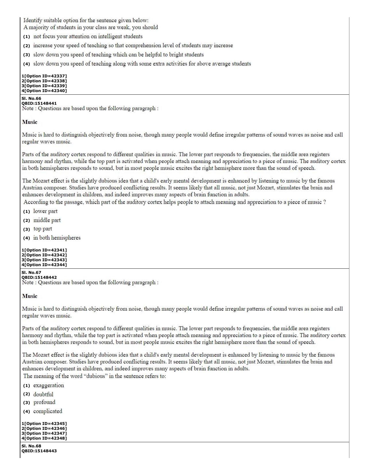 CUET (PG) 2022: PGQP-74 B.Ed Languages (10-09-2022) Question Paper - Page 20