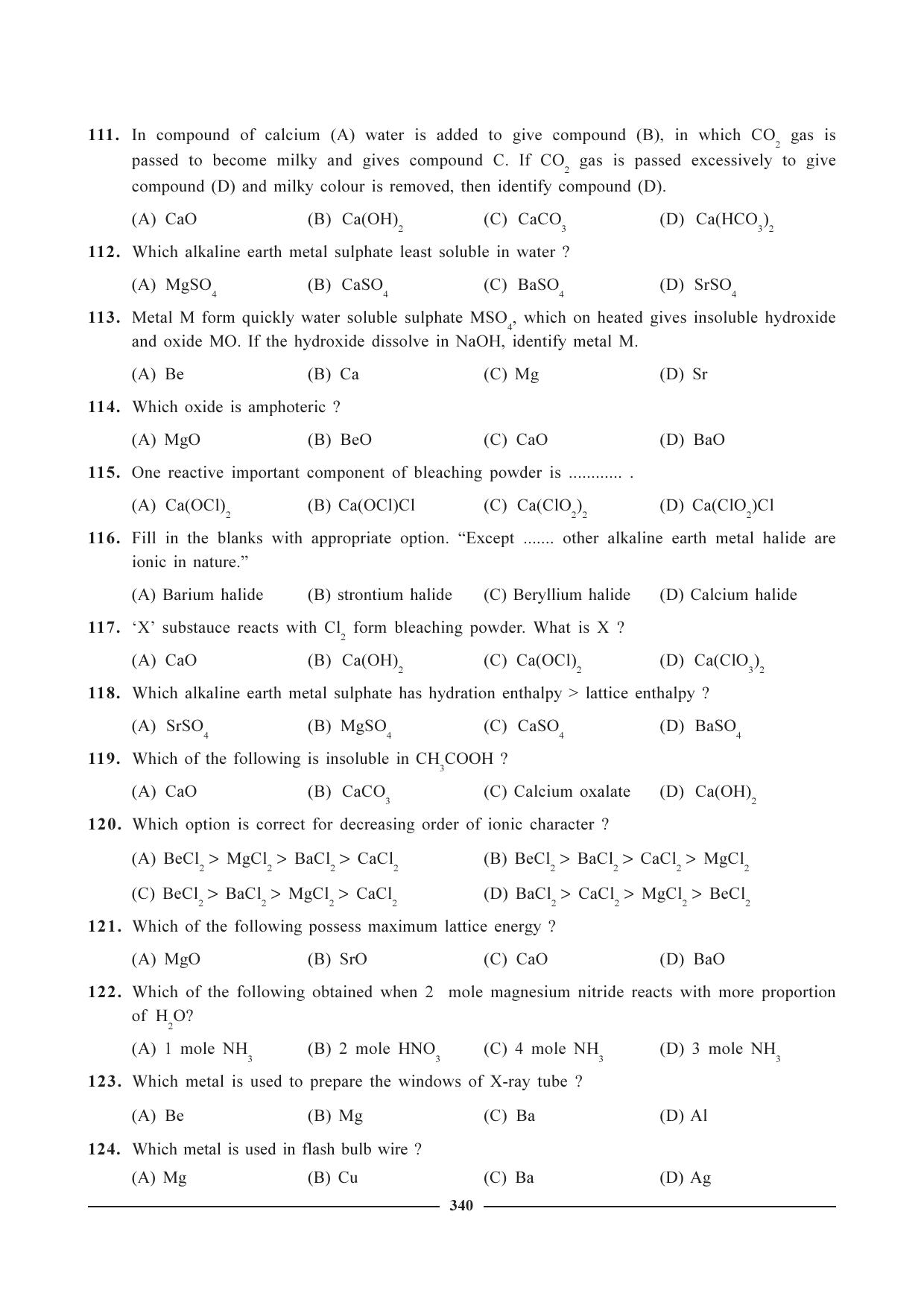 GSEB HSC Chemistry Question Paper (English Medium)- Chapter 14 - Page 18