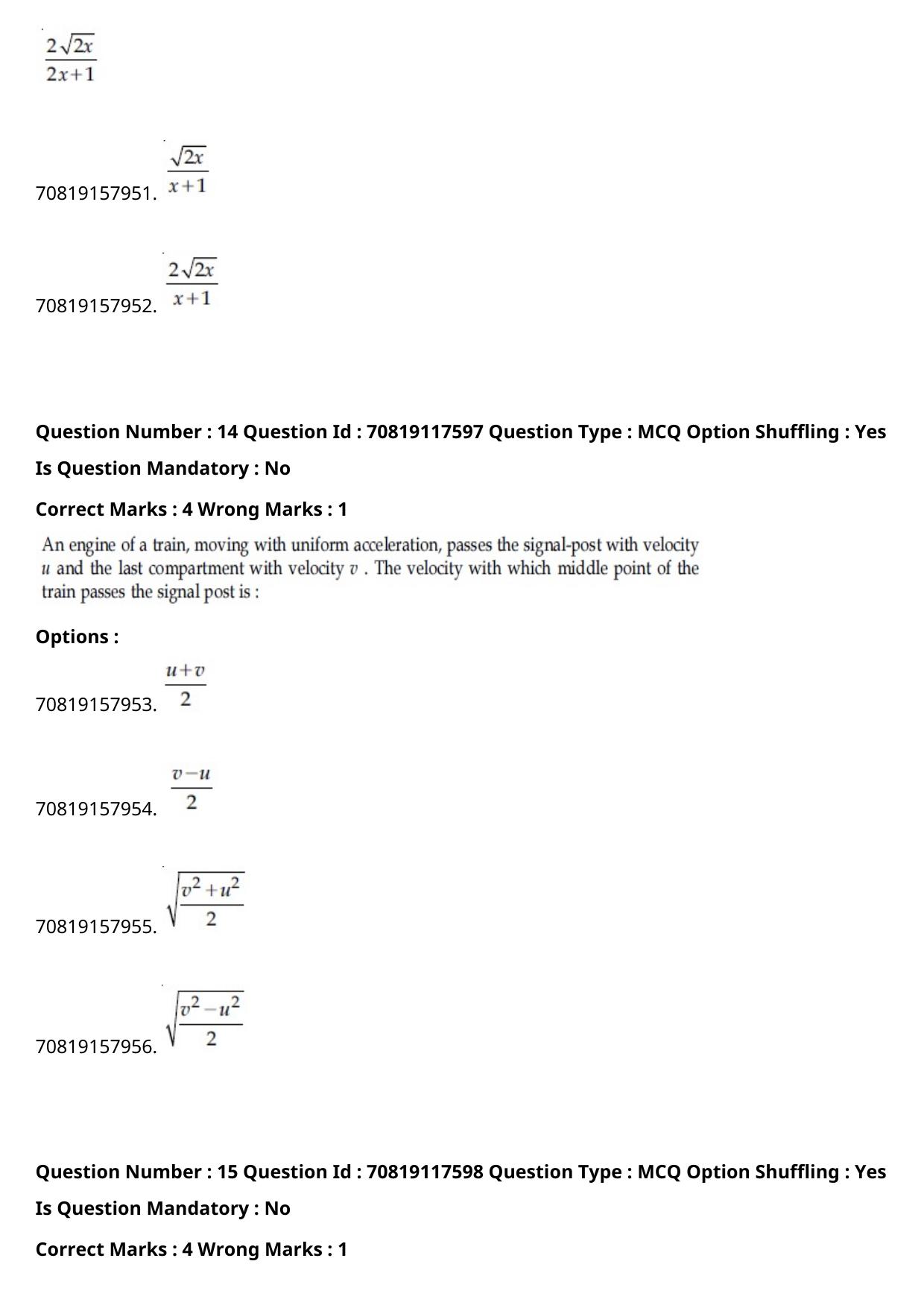 JEE Mains 2021: BTech English (Shift 1) 25-02-2021 Question Paper - Page 10