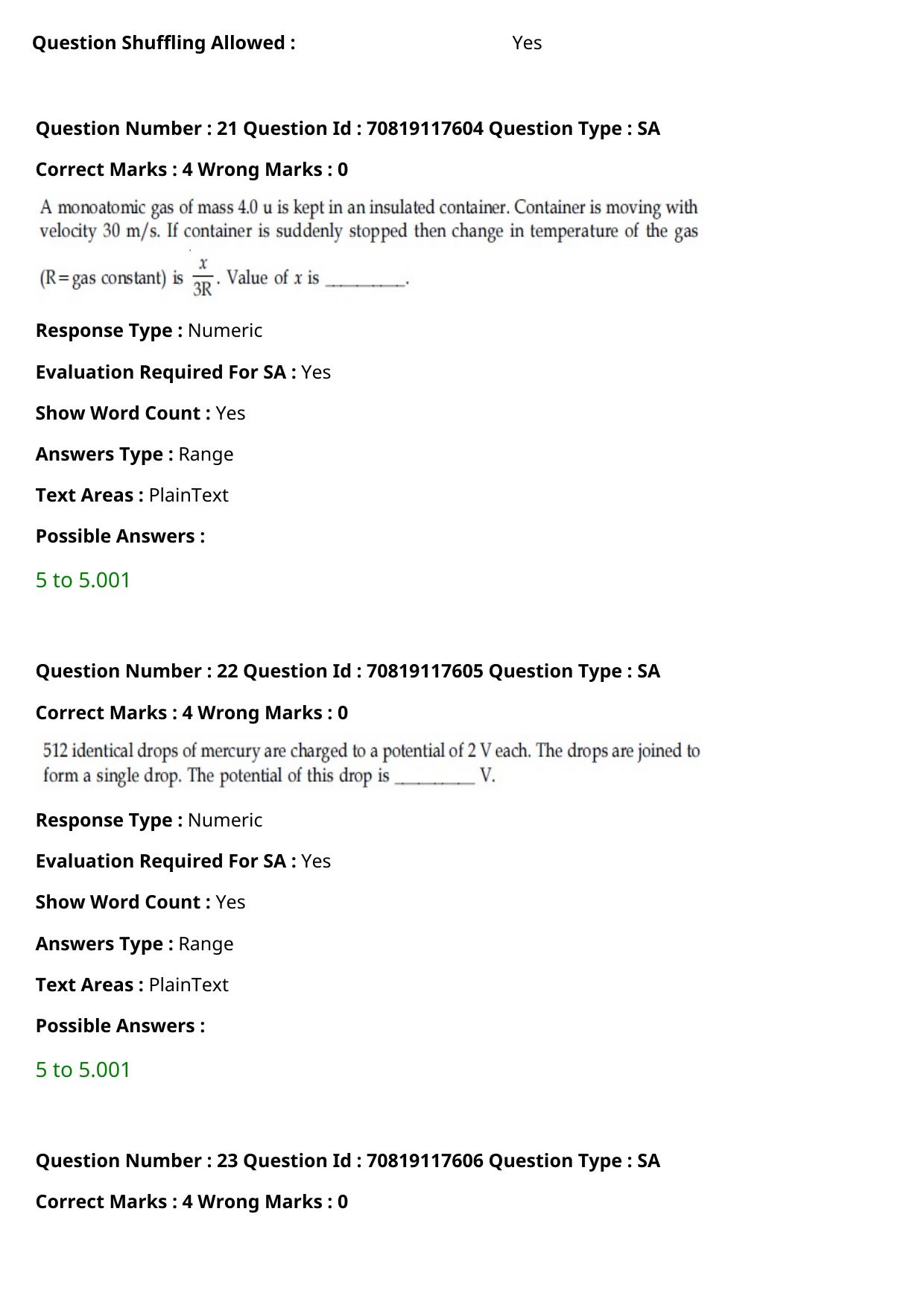 JEE Mains 2021: BTech English (Shift 1) 25-02-2021 Question Paper - Page 15