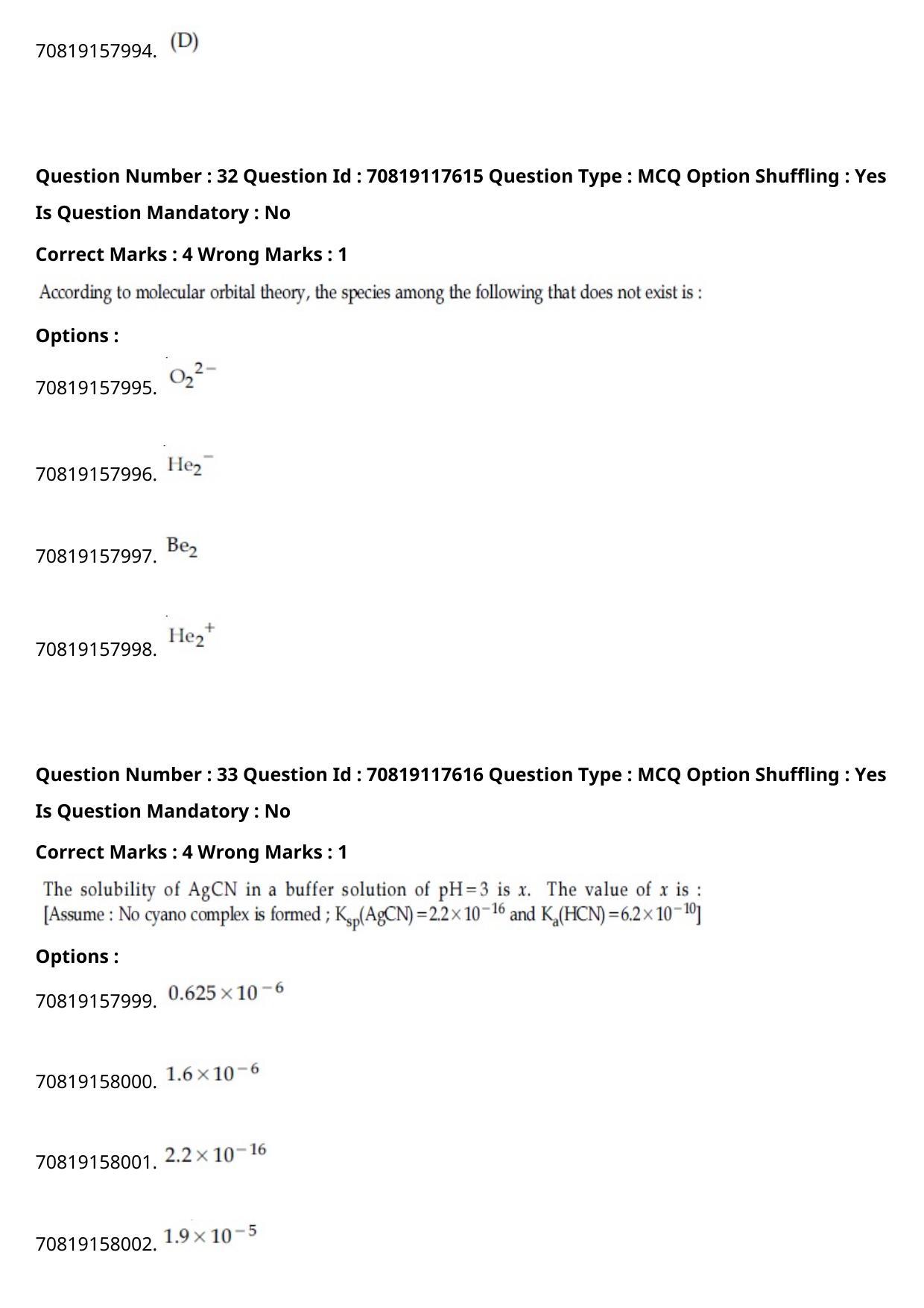 JEE Mains 2021: BTech English (Shift 1) 25-02-2021 Question Paper - Page 22