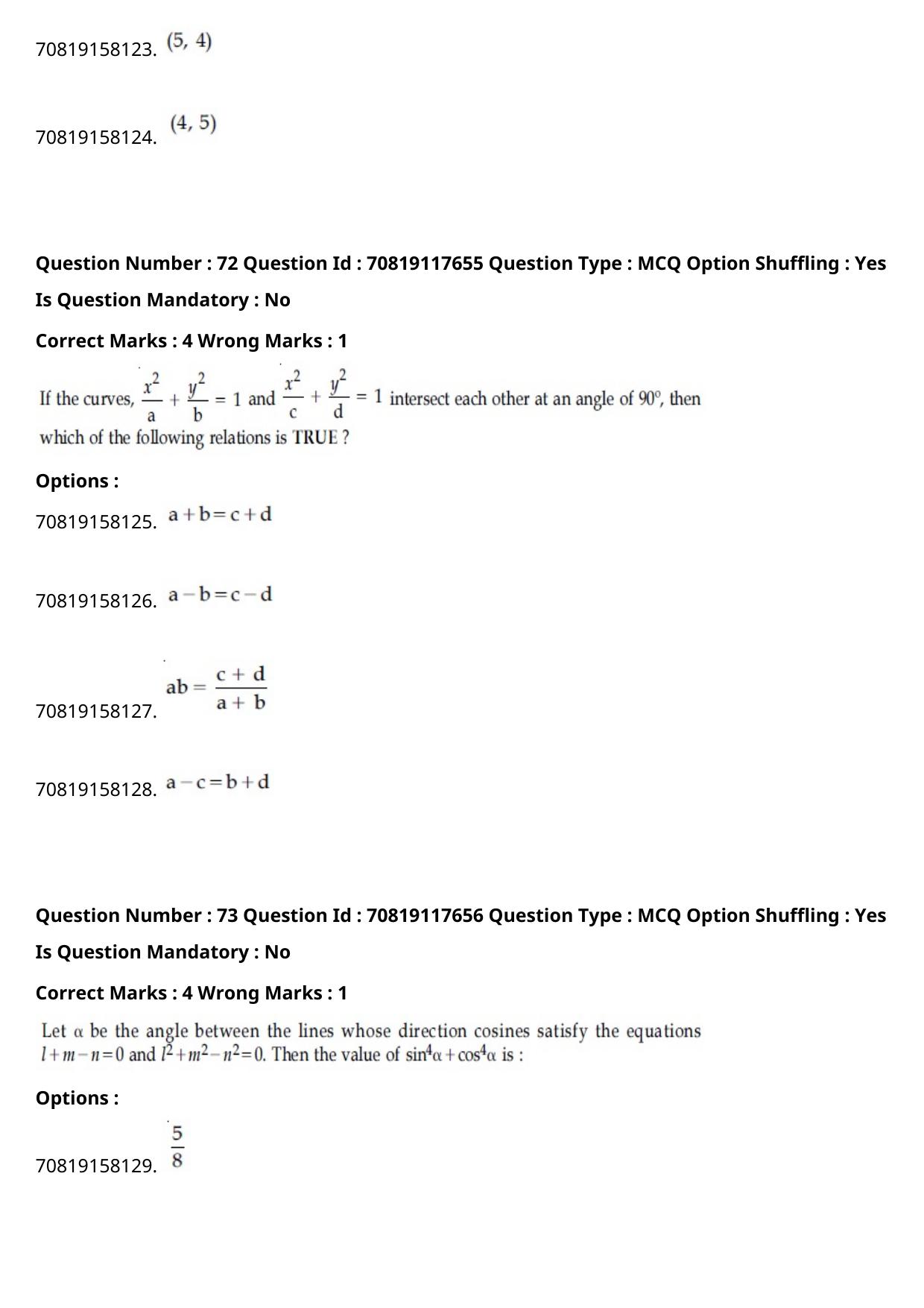 JEE Mains 2021: BTech English (Shift 1) 25-02-2021 Question Paper - Page 44
