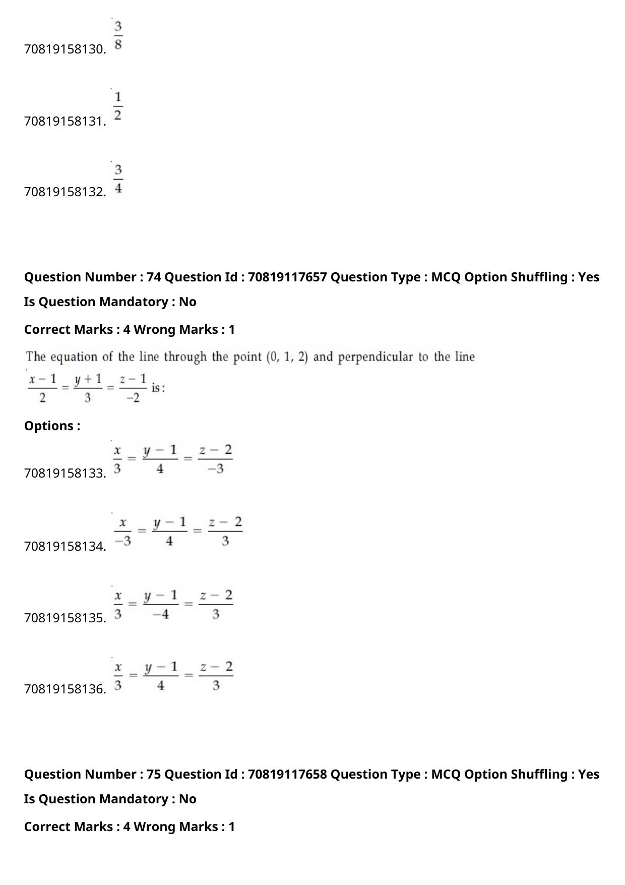 JEE Mains 2021: BTech English (Shift 1) 25-02-2021 Question Paper - Page 45