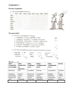 CBSE Worksheets for Class 10 German Assignment 1