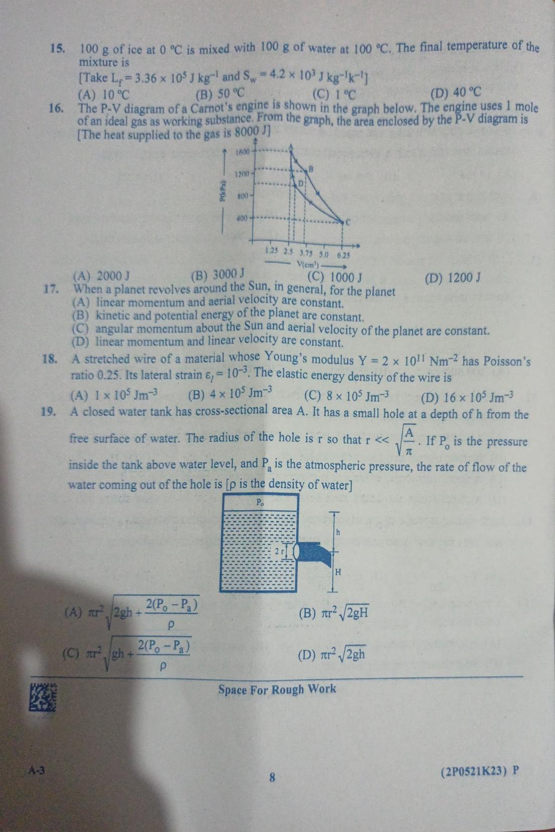 KCET 2023 Physics A3 Question Paper - Page 4