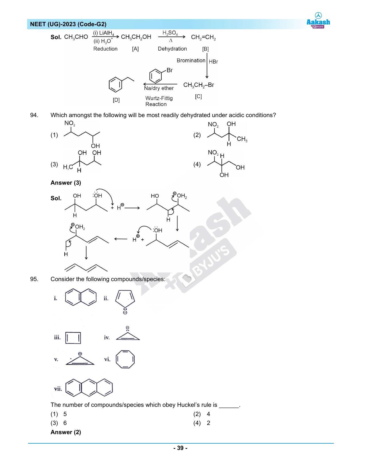 NEET 2023 Question Paper G3 - Page 39