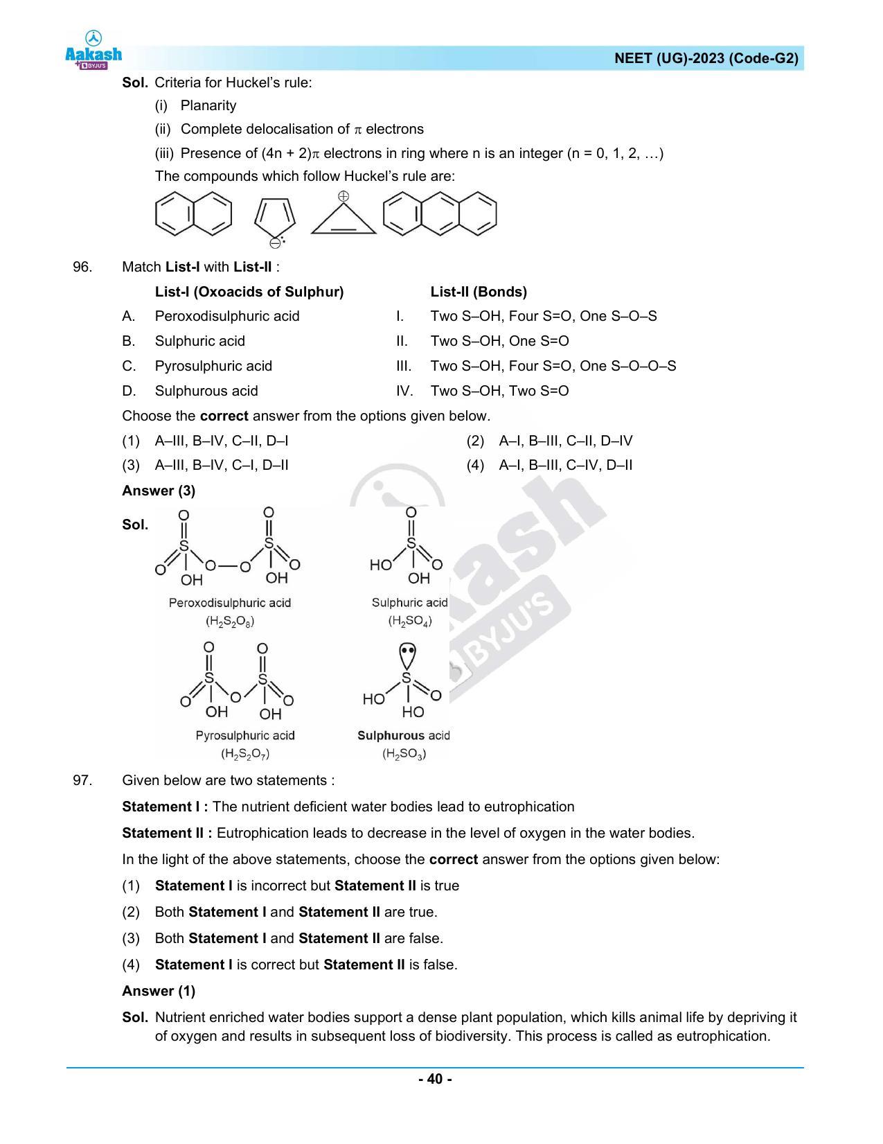 NEET 2023 Question Paper G3 - Page 40