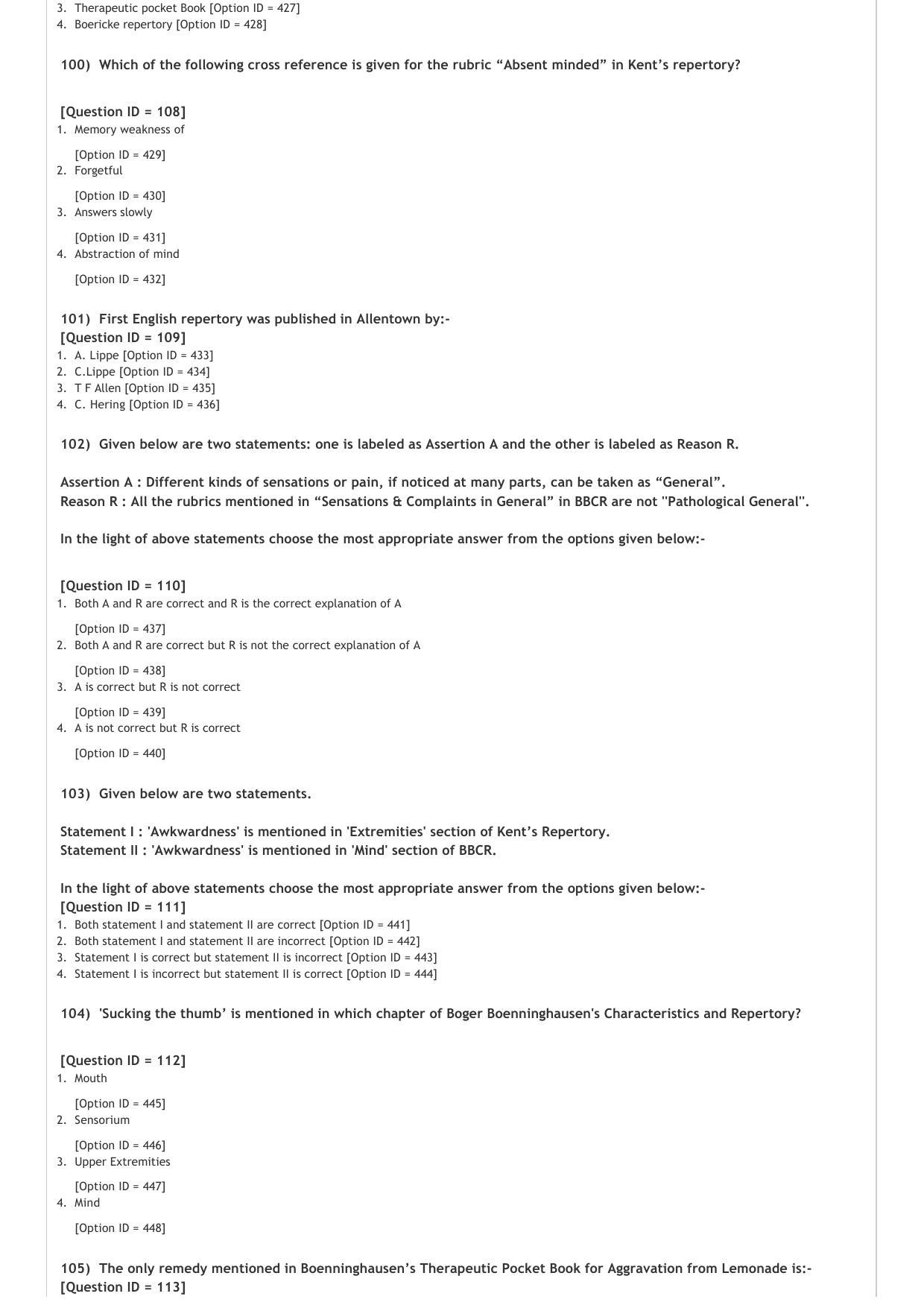 AIAPGET 2020 Homeopathy Question Paper - Page 19
