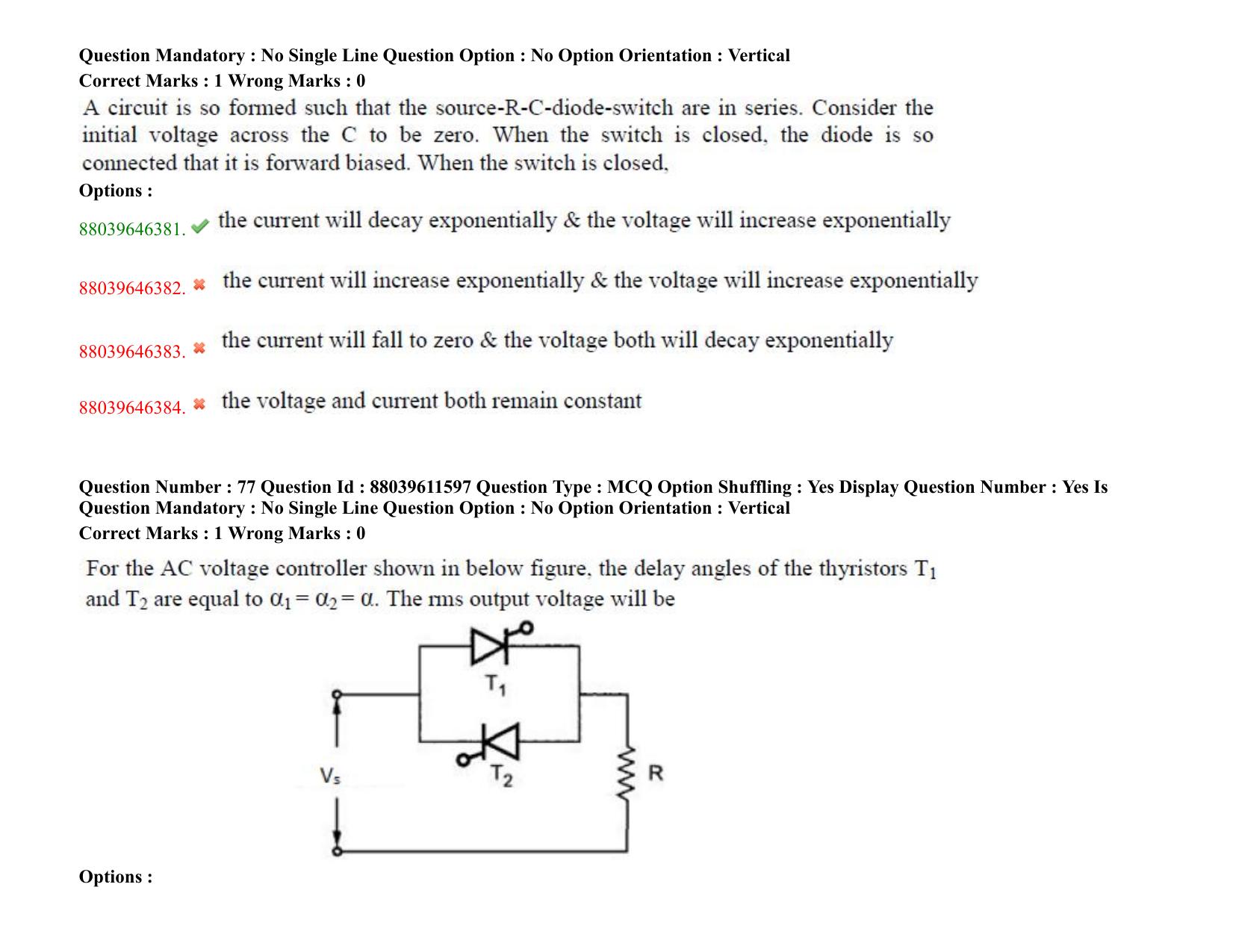 TS PGECET 2020: Electrical Engineering Question Papers - Page 46