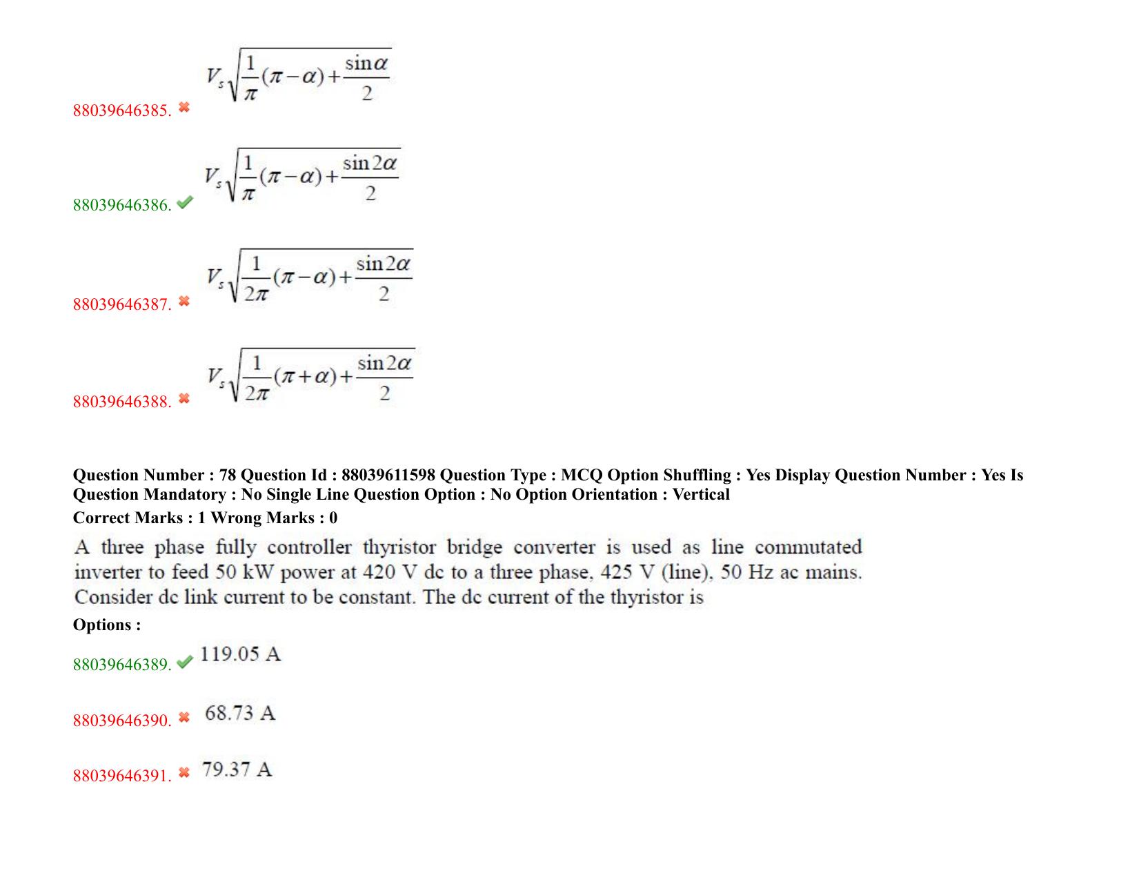 TS PGECET 2020: Electrical Engineering Question Papers - Page 47